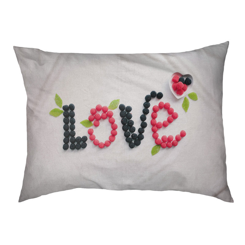 Coussin Burleigh Love and Berries, Grand (H 14 po x l 42,5 po x P 32,5 po)