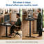 Bureau assis-debout électrique Rise Up à double moteur avec plateau en bambou-803472718-757325553