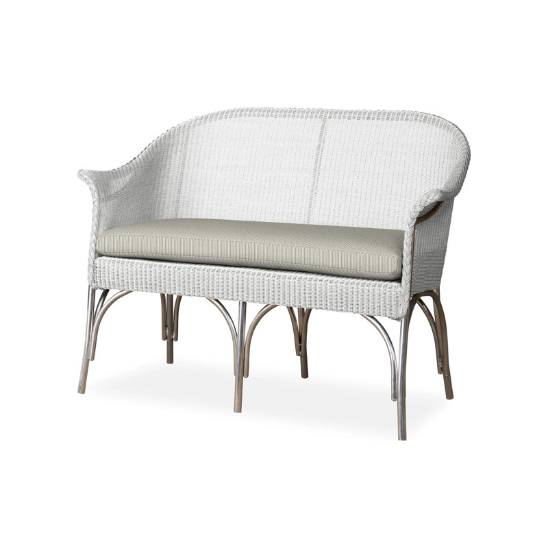 All Seasons Outdoor 2 - Seat, White, Bamboo Bay Sky