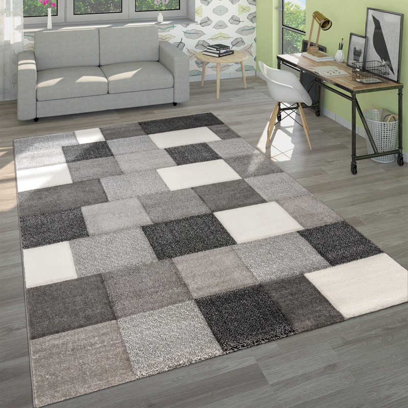 Chiaramonte Geometric Area Rug, Rectangle 60 x 110cm