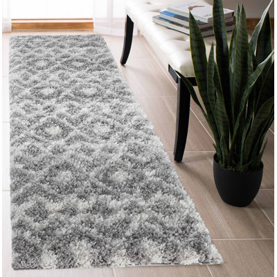 Teme Geometric Shaggy Area Rug