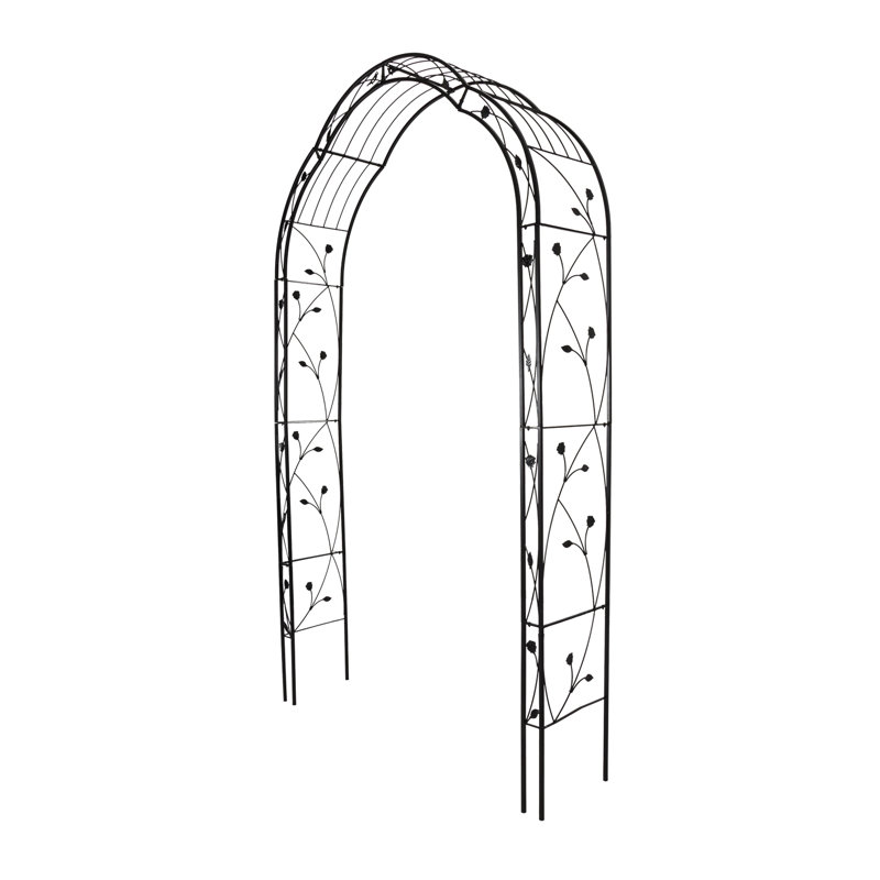 59 W x 15.4 D Metal Arbor in Black