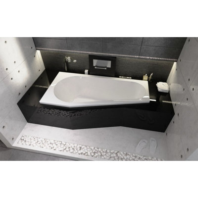 x 1350mm Drop-In Soaking Acrylic Bathtub