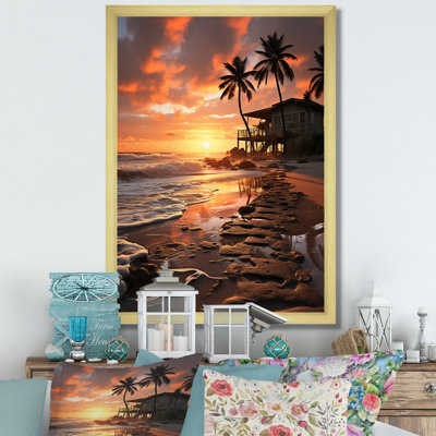 Miami Sunrise Magic II sur impression sur toile