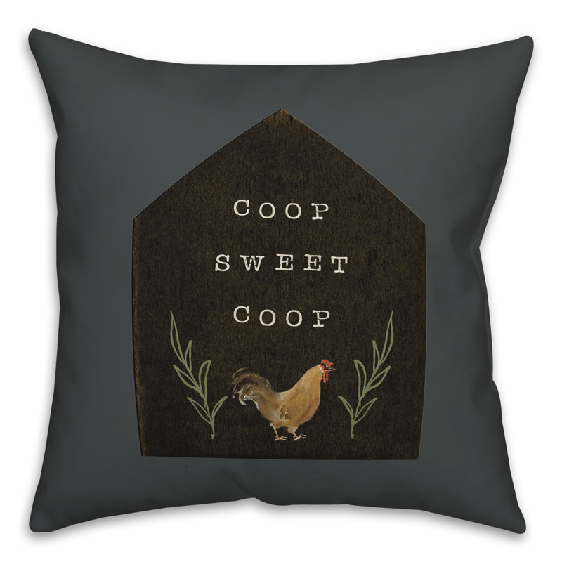  Polyester Indoor/Outdoor Throw Pillow