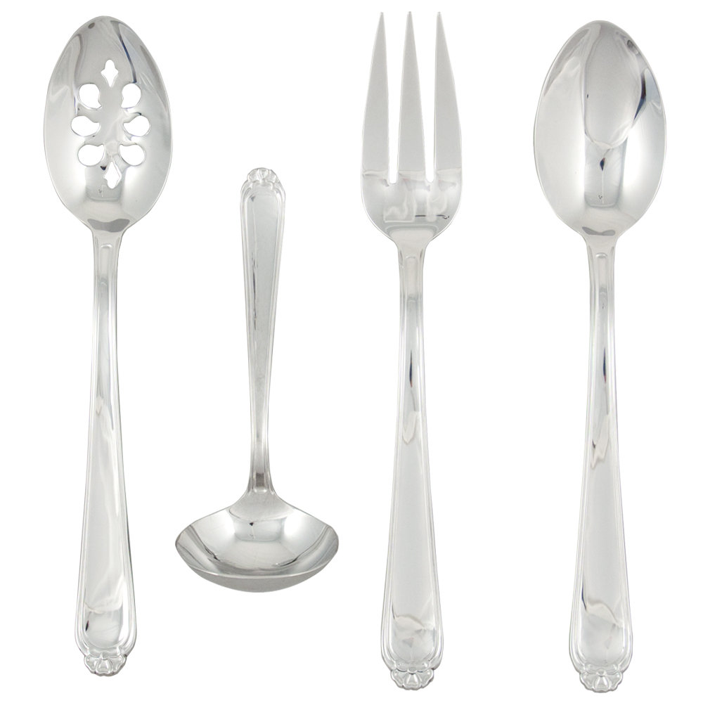 Bonnie Stainless Steel Hostess Set Ginkgo