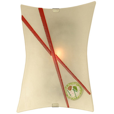 Metro Fusion Flush Mounted Sconce