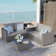 Wicker Modular Outdoor Conversation Set Of 4