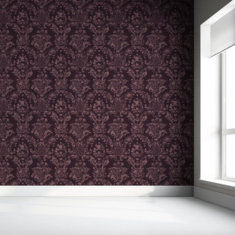 Jewett 10m x 52cm Matte Paste the Wall Wallpaper Roll, Pink