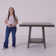 Durjan Walnut Dining Table