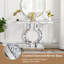 100cm Glass Top Console Table