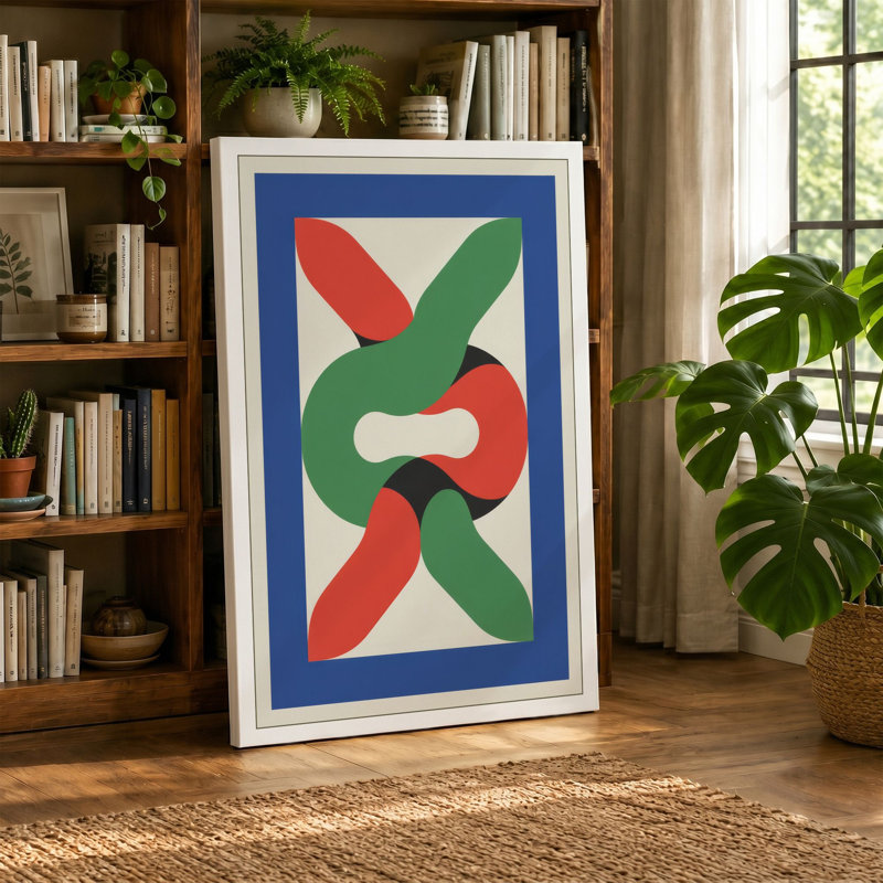 Print, 18x12 - 45.7 x 30.5 cm, Teal Border