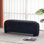 Banc de rangement rembourré avec tabouret Aseeb