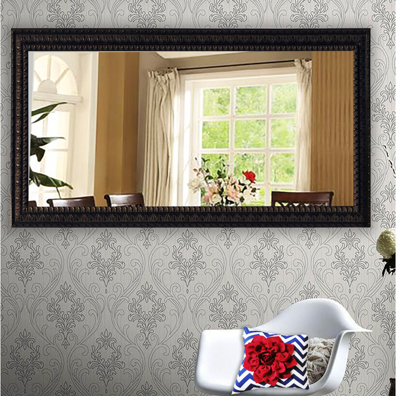 Donell Solid Wood Flat Mirror, 75.5" H x 39" W