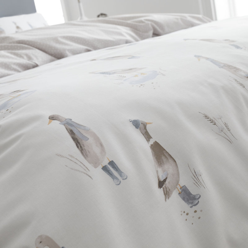 Dapper Ducks Duvet Cover Set, Double Duvet Cover + 2 Standard Pillowcases