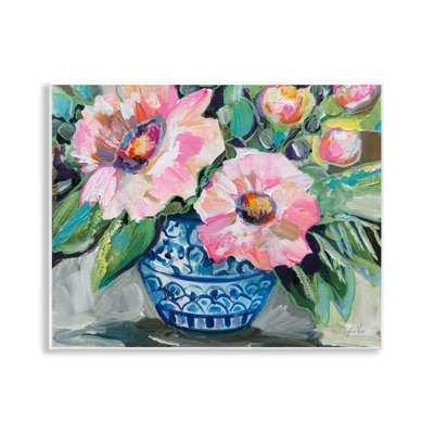 «Stupell Industries Pink Gerber Daisy Bouquet» par Jeanette Vertentes