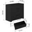 90cm Wide 2 -Drawer File Cabinet
