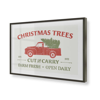 «Farm Fresh Christmas Trees», impression roulée