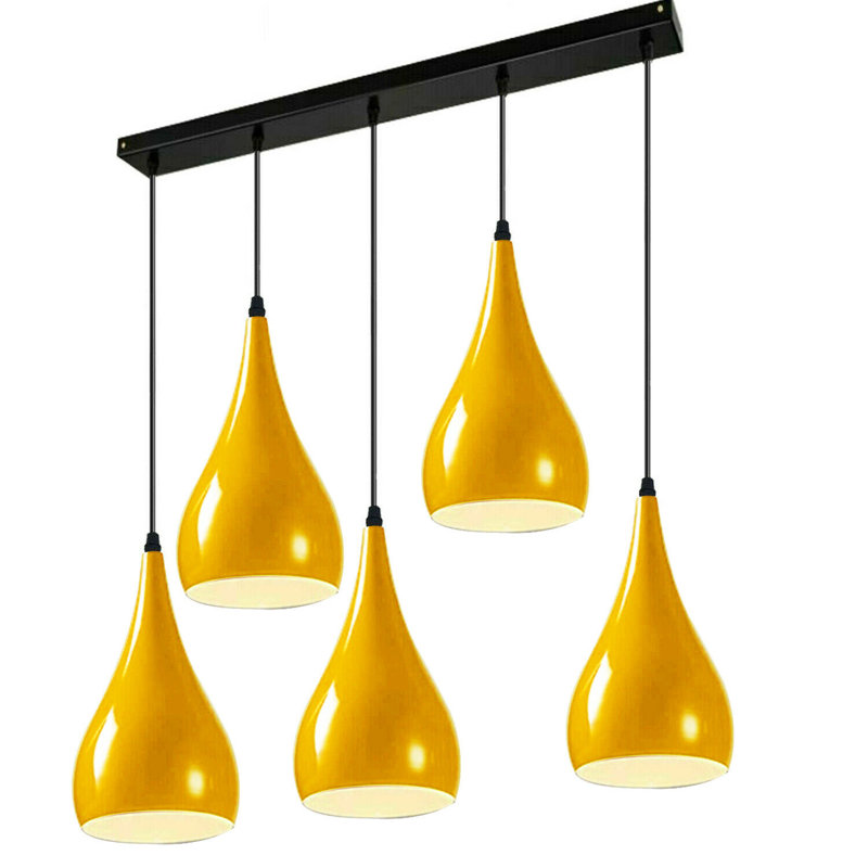 Copper 5 - Light Pendant, Yellow