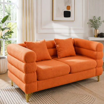 Sectional Sofa, Living Room Comfort Fabric Sectional Sofa-Deep Seating Sectional Sofa