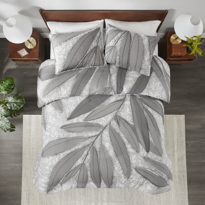 Adrian Cotton Printed Botanical Duvet Cover Set