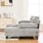 Grey Chenille U-Shaped Sectional Couch With Dual Chaise Lounges, Storage Spaces And Armrest Pillows For Living Room Comfort Zone Furniture Setup-753045793
