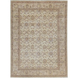 Hand-Knotted High-Quality Cream Area Rug