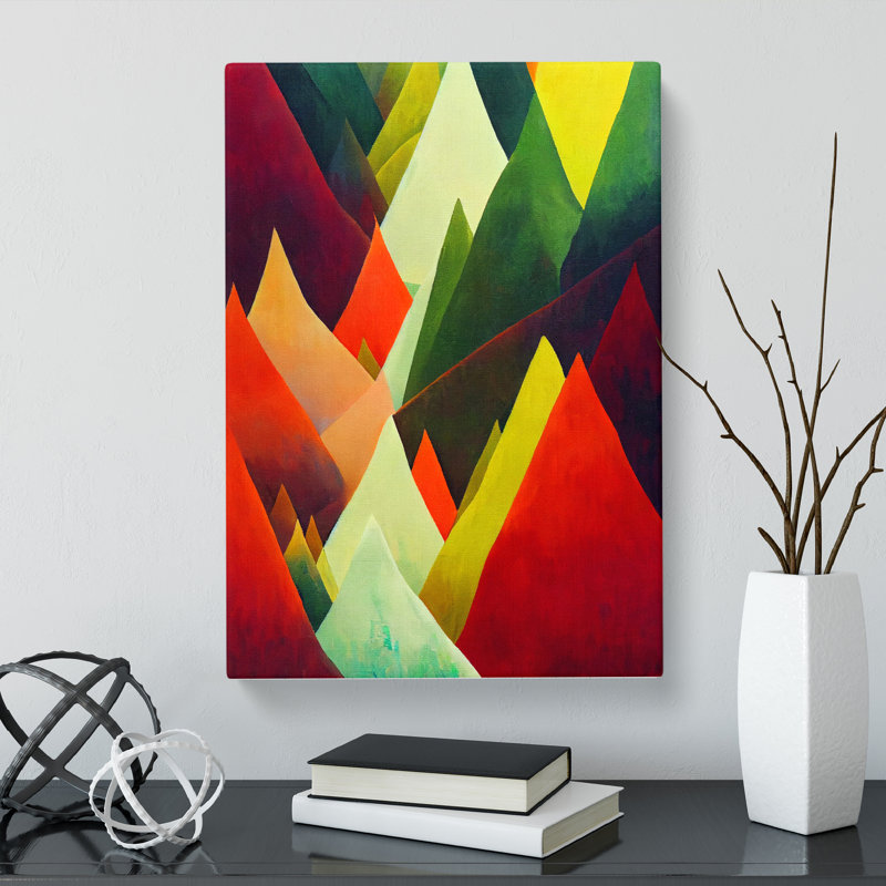 Forest Colour Field - Wrapped Canvas, 50cm H x 35cm W x 3cm D