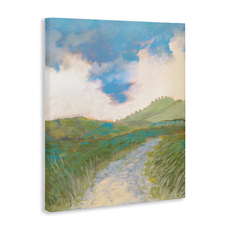 Toile Windy Path Impression, design par Dan Meneely, H 30 po x l 24 po