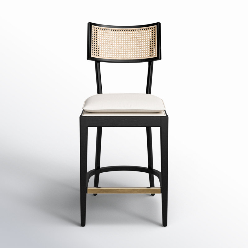 Britt Counter & Bar Stool, Black, Counter Stool (26" Seat Height), Cream