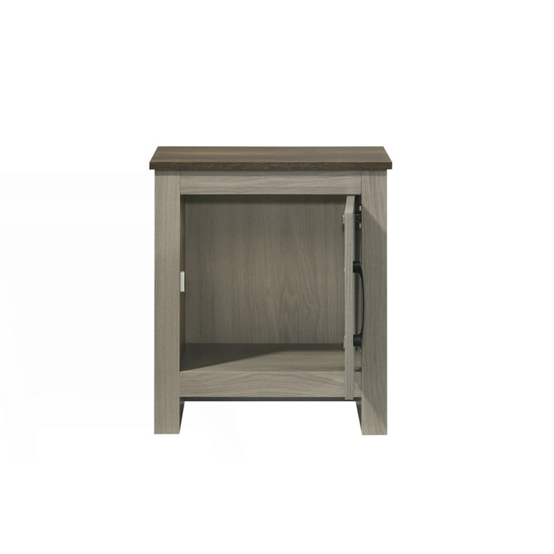 Table de bout, table d'appoint, table de chevet avec porte d'armoire