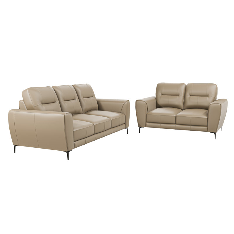 2-Piece Sofa Set, Beige