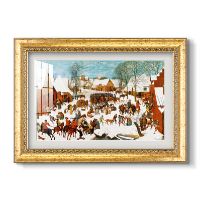Le Massacre des Innocents, vers 1565-1567 - Pieter Bruegel l'Ancien - Estampe encadrée sur mesure