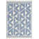 Tapis bleu en polypropylène / polyester tissé à la machine Kellda