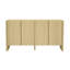 Linda Buffet moderne avec 4 tablettes réglables en chêne naturel-116172386