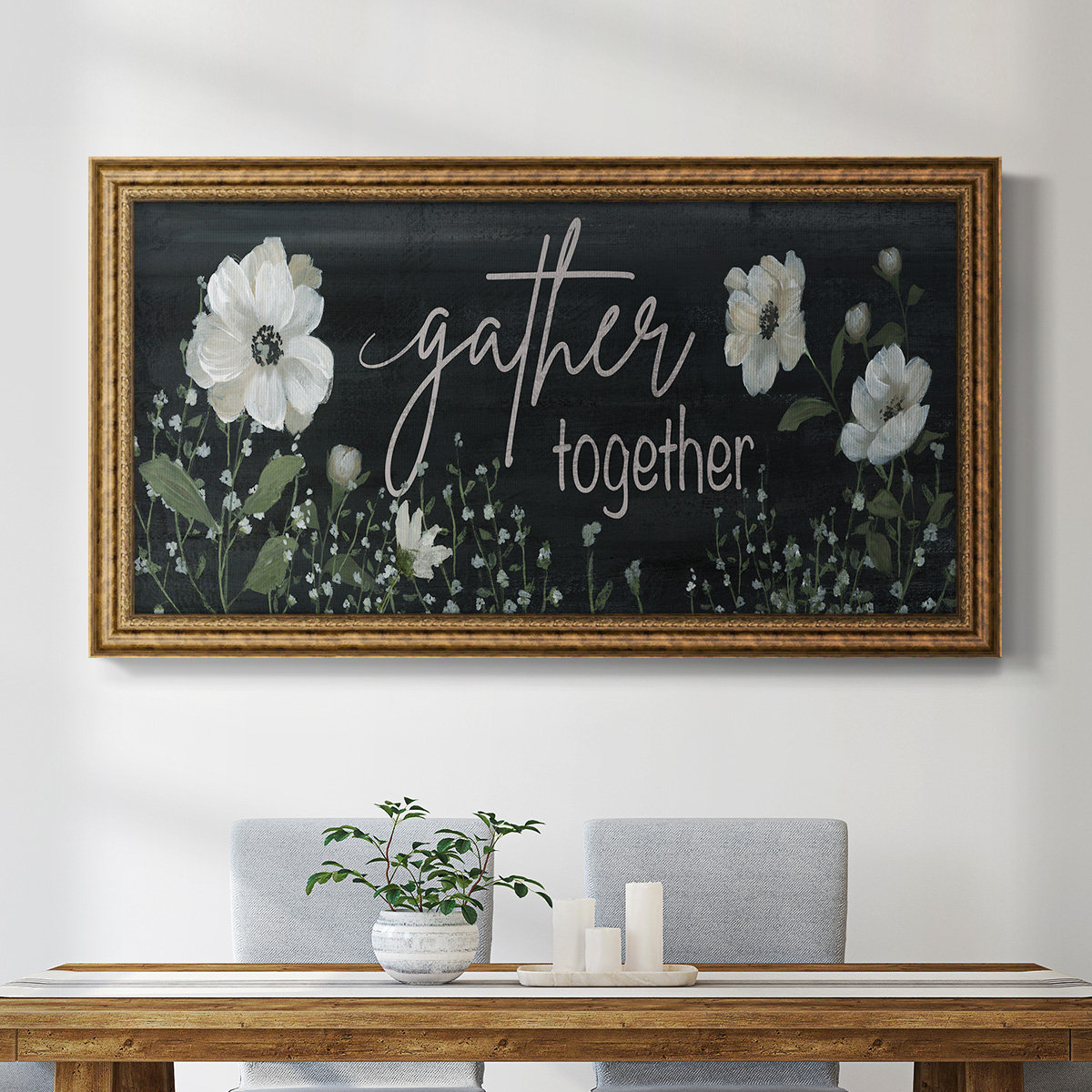 Gather Frame Red Barrel Studio® Gather Together - Single Picture Frame Painting on ...