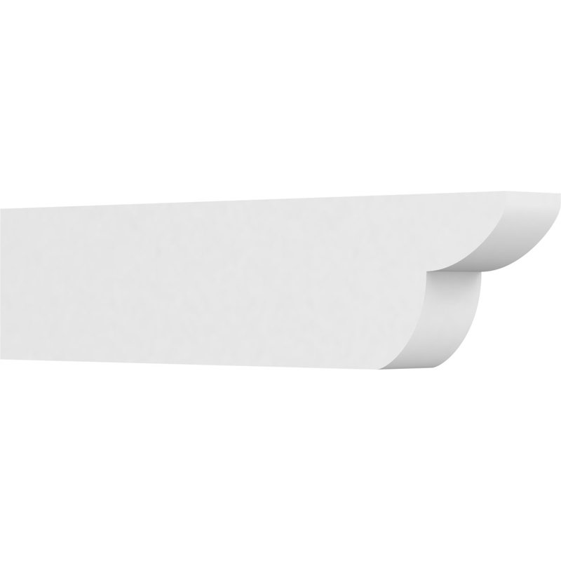 5"W x 10"H x 42"L Standard Crestline Architectural Grade PVC Rafter Tail, 10"H x 5"W x 42"D