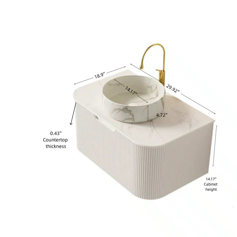 Meuble-lavabo 30 po