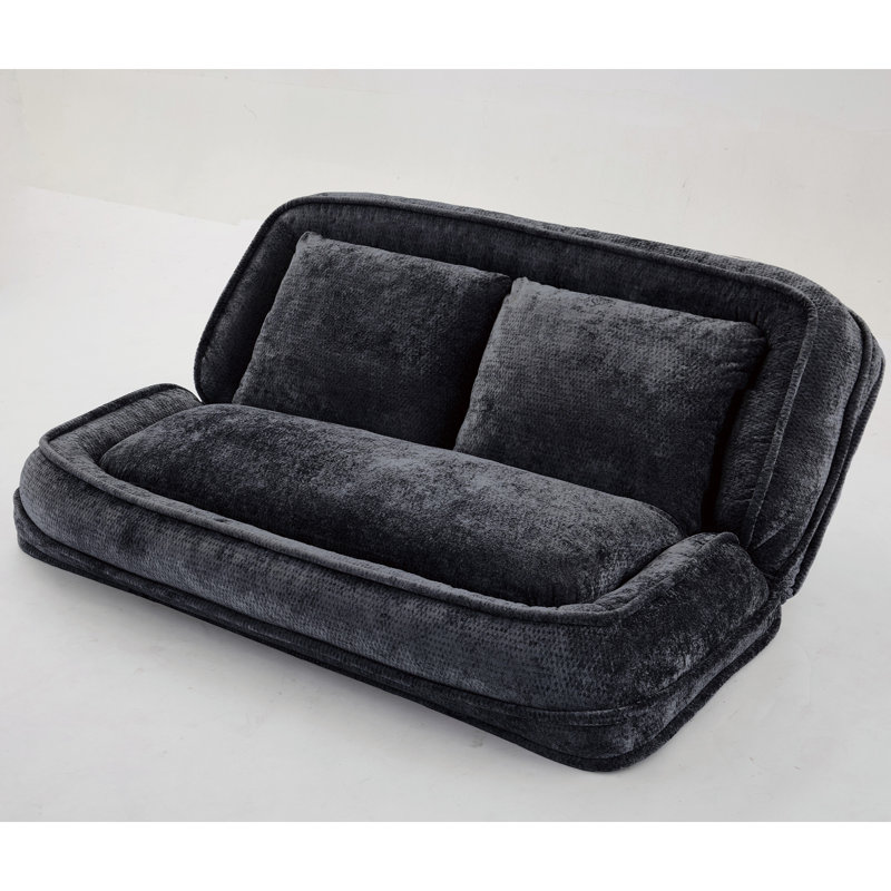 Lit double pour chien, Polyester noir