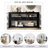 Rey 62.20'' Modern Console Table Sofa Table for Living Room with 4 Drawers and 2 Shelves-106837934
