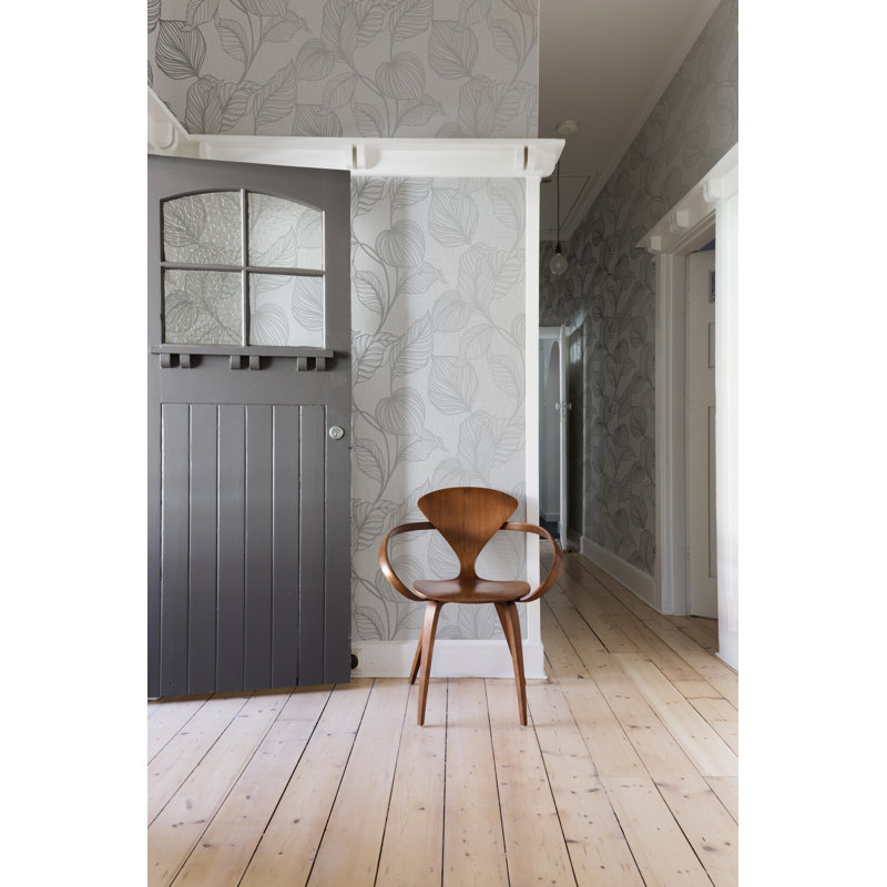 Merauke Floral Wallpaper Roll, Moonstone