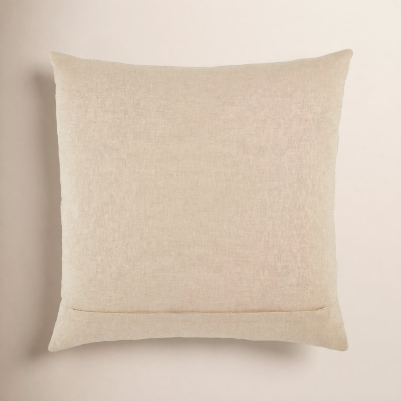 Coussin 100% coton Gretchen, Duvet, Brun