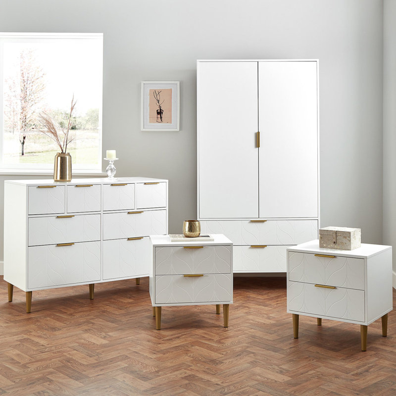 Adams Piece Bedroom Set, White