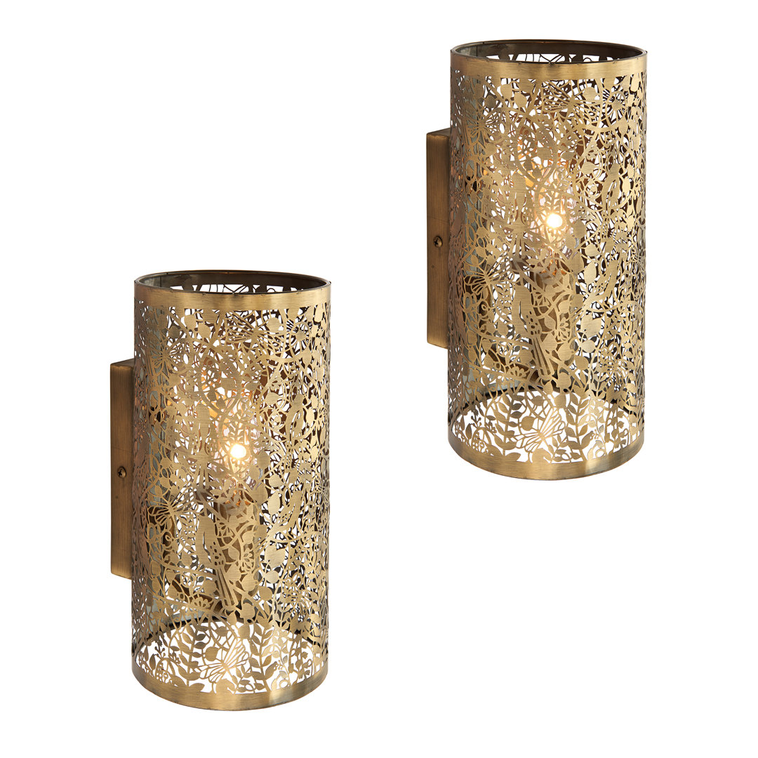 Edie Steel Flush Mounted Sconce