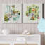 Shiplap Cottage Retreat - ensemble de 2 reproductions d'art sur toile tendue-34589517