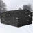 12X10 Ft Black Metal Garden Sheds Outdoor, Window, Apex Roof, Two Integrated Punched Vents, Hinged Door, Extra Security Padlock Storage With Non - Deteriorating For-128902211
