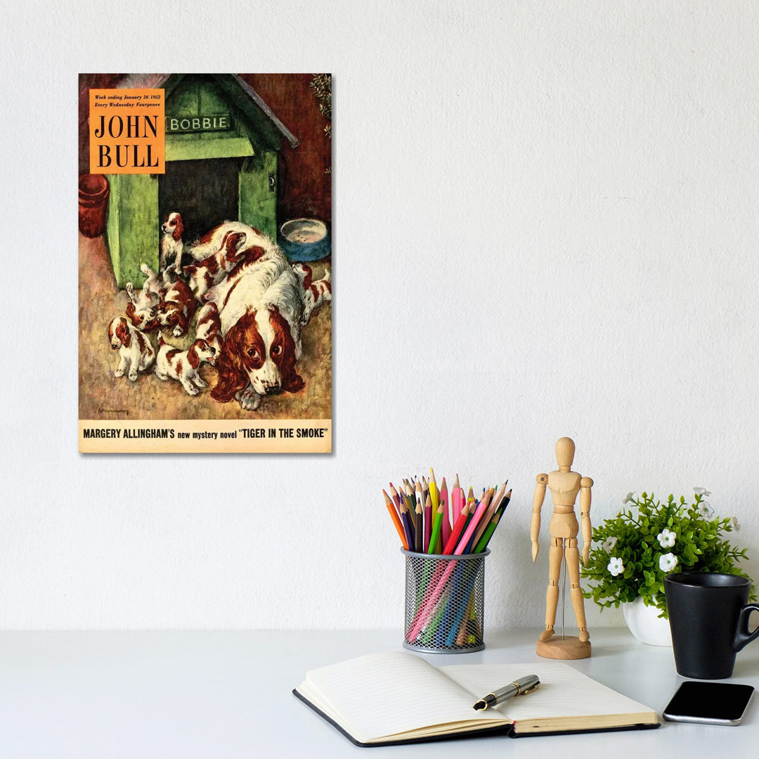 1952 John Bull Magazine Cover by The Advertising Archives - No Frame Gallery-Wrapped Canvas Giclée on Canvas