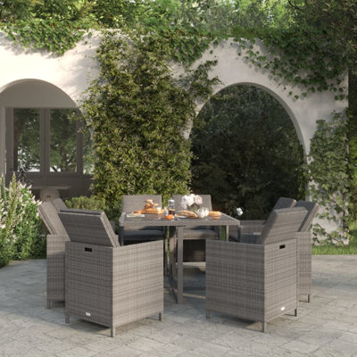 Possenriede Rectangle 25 - Piece 8 - Person 109Cm L Outdoor Table Set