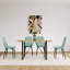 Ensemble de 4 chaises de salle à manger de cuisine moderne