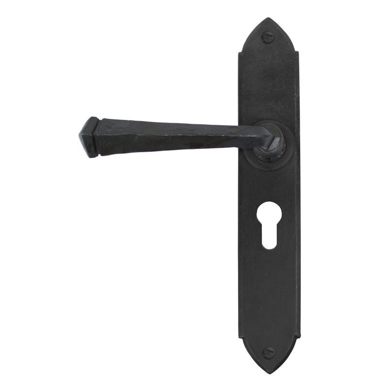 Gothic Lock Door Handle, Beeswax